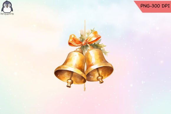Download Gold Church Bells Elegant PNG - Bells Collection