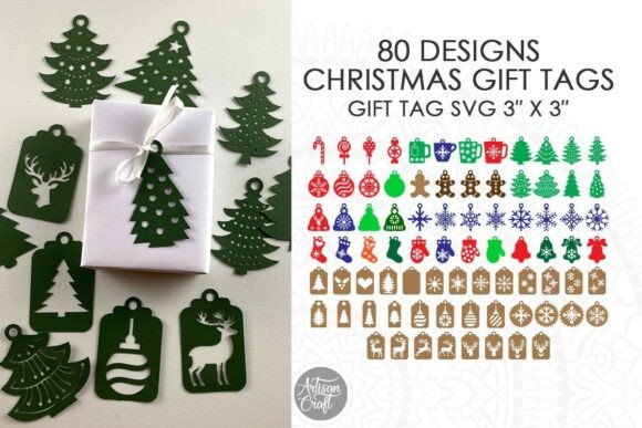 Download Christmas Gift Tag SVG Bundle - Premium Bundle
