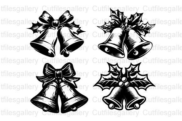 Download Christmas Bell SVG, Jingle Bells SVG - Bells Collection