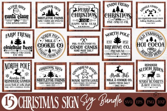 Download Farmhouse Christmas SVG Bundle - Farmhouse christmas svg Collection