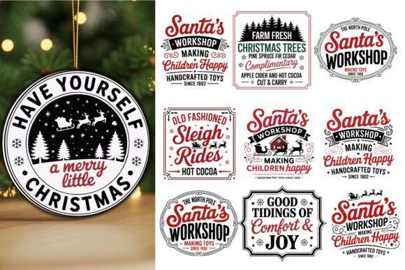 Download Vintage Farmhouse Christmas SVG Bundle - Farmhouse christmas svg Collection