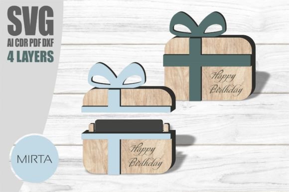 Download Gift Card Holder Svg, Laser Cut File - Card Collection