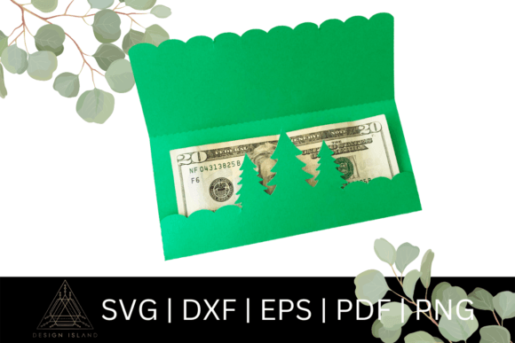 Download Christmas Tree Money Holder Card SVG - Card Collection