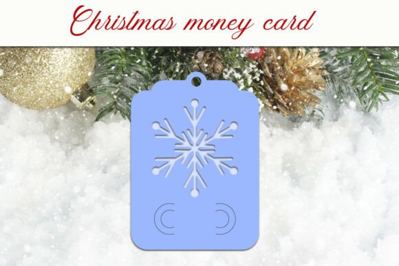 Download Christmas Snowflake Money Card Svg - Card Collection