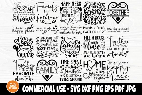 Download Family Quotes SVG Bundle, Farmhouse Sign - Farmhouse sign Collection