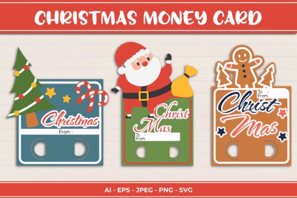 Download Christmas Money Card SVG - Card Collection