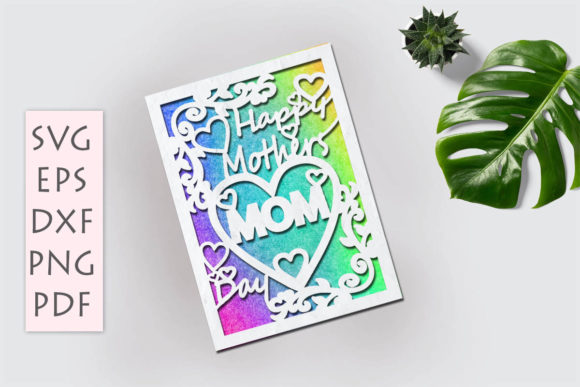 Download Mothers Day Card Papercut Template - Card Collection