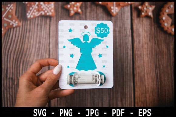 Download Christmas Money Card Holder SVG - Card Collection